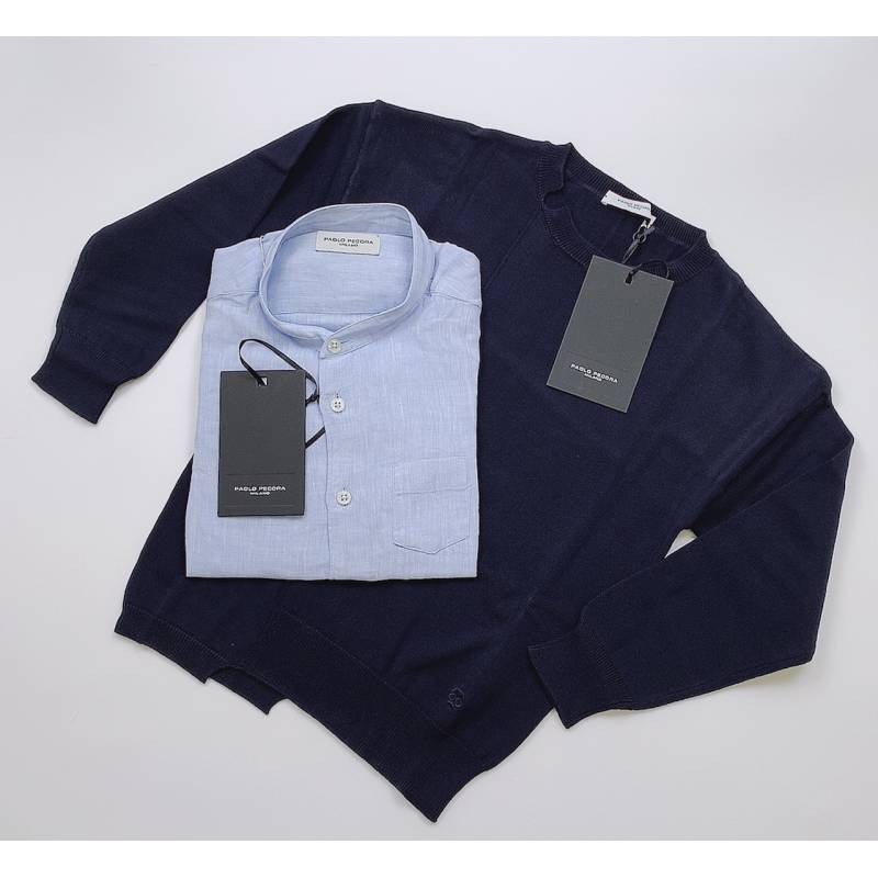 Paolo Pecora Bimbo Hemd und Pullover